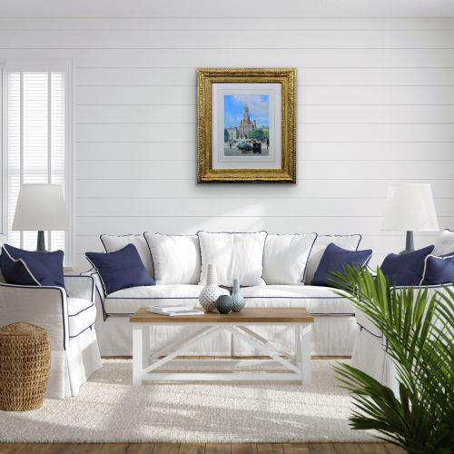 VICTOR GABRIEL GILBERT 1847 1933 L EGLISE DE LA SAINTETRINITE PLACE DE LA TRINITE PARIS EARLY 20TH CENTURY FRENCH CITYSCAPE FRAMED PAINTING - ADDITIONAL PHOTO 19