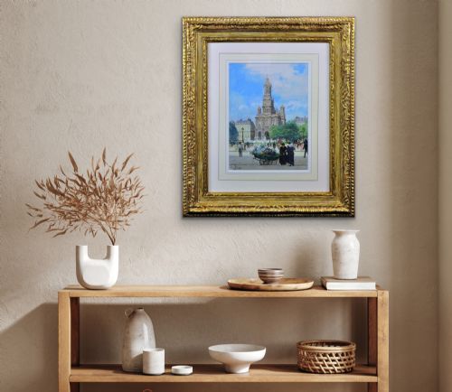 VICTOR GABRIEL GILBERT 1847 1933 L EGLISE DE LA SAINTETRINITE PLACE DE LA TRINITE PARIS EARLY 20TH CENTURY FRENCH CITYSCAPE FRAMED PAINTING - ADDITIONAL PHOTO 20