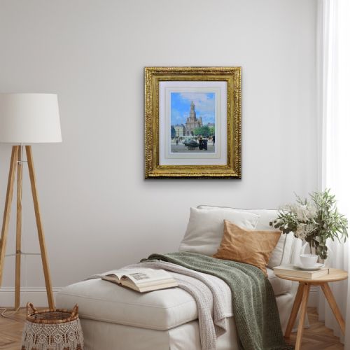 VICTOR GABRIEL GILBERT 1847 1933 L EGLISE DE LA SAINTETRINITE PLACE DE LA TRINITE PARIS EARLY 20TH CENTURY FRENCH CITYSCAPE FRAMED PAINTING - ADDITIONAL PHOTO 24