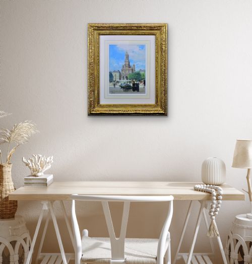 VICTOR GABRIEL GILBERT 1847 1933 L EGLISE DE LA SAINTETRINITE PLACE DE LA TRINITE PARIS EARLY 20TH CENTURY FRENCH CITYSCAPE FRAMED PAINTING - ADDITIONAL PHOTO 28