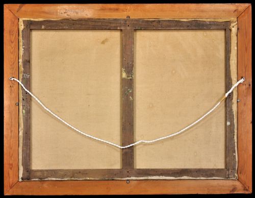 RAYMOND PICQUE 1926 1984 FRENCH ABSTRACT IMPRESSIONIST FRAMED OIL PAINTING BY GROUPE DE GRAVELINES FOUNDER ARTIST CIRCA 1964 - ADDITIONAL PHOTO 3
