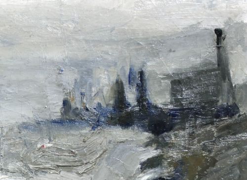 RAYMOND PICQUE 1926 1984 FRENCH ABSTRACT IMPRESSIONIST FRAMED OIL PAINTING BY GROUPE DE GRAVELINES FOUNDER ARTIST CIRCA 1964 - ADDITIONAL PHOTO 5