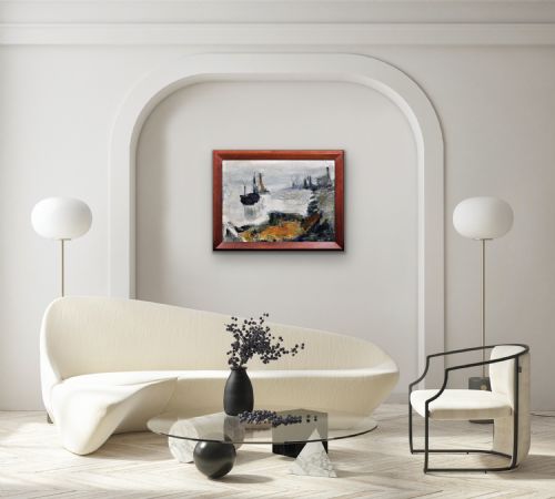 RAYMOND PICQUE 1926 1984 FRENCH ABSTRACT IMPRESSIONIST FRAMED OIL PAINTING BY GROUPE DE GRAVELINES FOUNDER ARTIST CIRCA 1964 - ADDITIONAL PHOTO 29