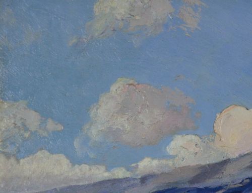 GUSTAVE VIDAL 1895 1966 FRENCH PCHEURS SUR LES ROCHERS 1930S FRAMED ORIGINAL CTE D'AZUR OIL PAINTING - ADDITIONAL PHOTO 5