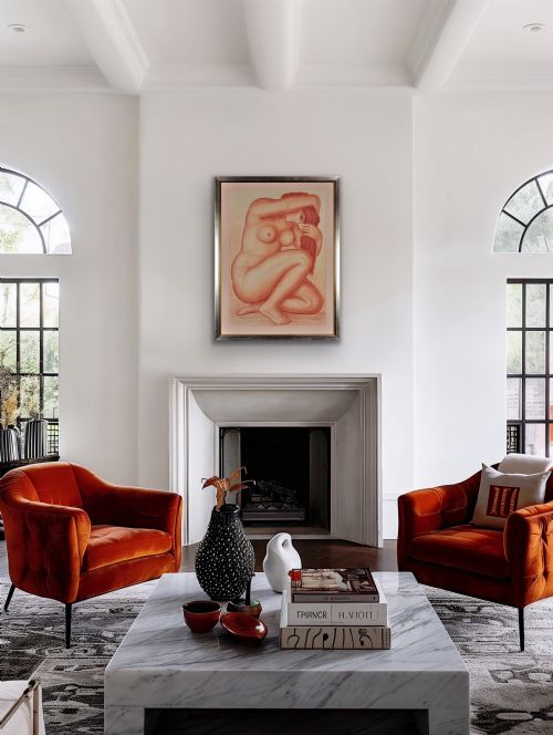 LUCIEN GIBERT 1904 1988 HER FLAMING LOCKS OF AUBURN HAIR FRAMED FRENCH ART DECO 1930S DRAWING - ADDITIONAL PHOTO 20