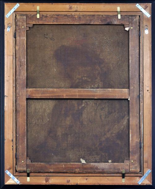 ALBIN MATTENHEIMER 1823 1875 SELFPORTRAIT MUNICH 1875 FRAMED OIL PAINTING - ADDITIONAL PHOTO 3