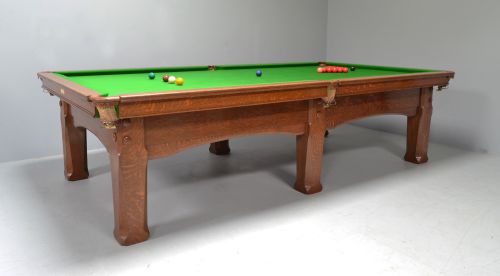 ANTIQUE SNOOKER TABLE BILLIARD OR POOL ARTS AND CRAFTS - ADDITIONAL PHOTO 5