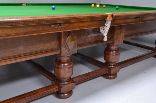 ANTIQUE BILLIARD OR SNOOKER TABLE REFECTORY DESIGN - ADDITIONAL PHOTO 3