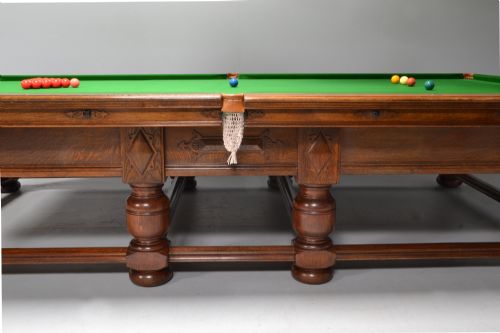 ANTIQUE BILLIARD OR SNOOKER TABLE REFECTORY DESIGN - ADDITIONAL PHOTO 4