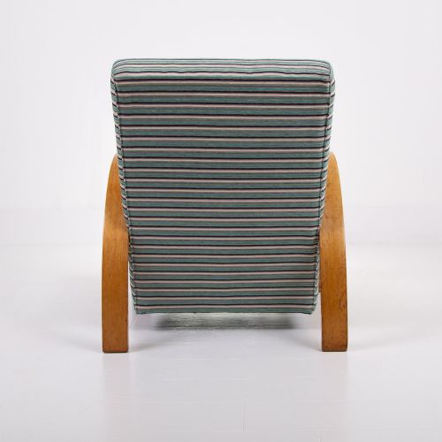 HEALS ART DECO OAK ARMCHAIR C1930 - ADDITIONAL PHOTO 3