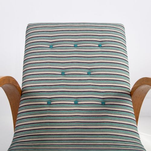 HEALS ART DECO OAK ARMCHAIR C1930 - ADDITIONAL PHOTO 6