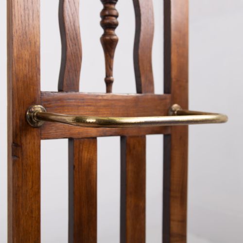 fig 1. Arts and Crafts Oak Stick Umbrella Stand C1910