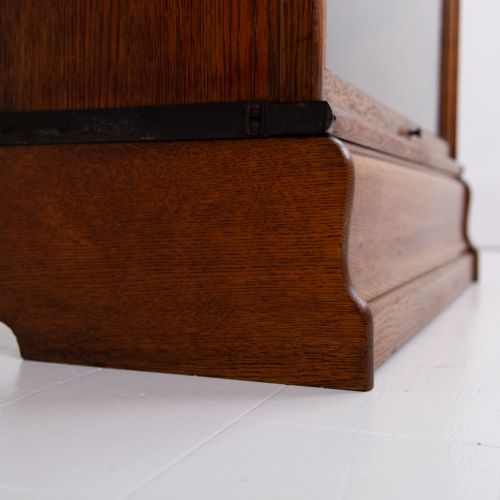 GOLDEN OAK GLOBE WERNICKE BOOKCASE C1910 - ADDITIONAL PHOTO 6