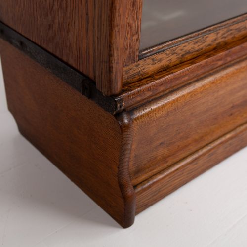GOLDEN OAK GLOBE WERNICKE BOOKCASE C1910 - ADDITIONAL PHOTO 8