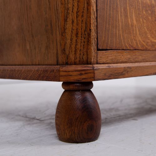 HANDSOME ENGLISH OAK CHEST OF DRAWERS C1920S NO2 - ADDITIONAL PHOTO 3