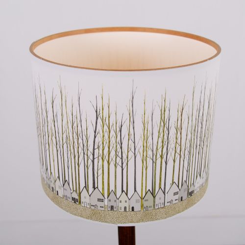 DELIGHTFUL OAK ART DECO FLOOR LAMP ENGLISH C1930 - ADDITIONAL PHOTO 3