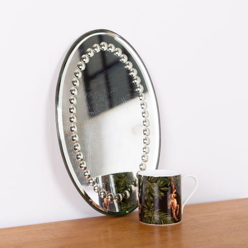 OVAL SORCERERS MIRROR C1920 - ADDITIONAL PHOTO 2