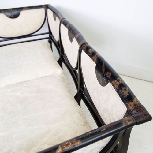 VICTORIAN CHINOISERIE SOFA C1890 - ADDITIONAL PHOTO 7