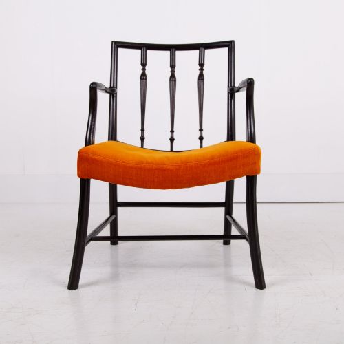 A MOST HANDSOME COCKPEN CHAIR EARLY 20TH CENTURY - ADDITIONAL PHOTO 6