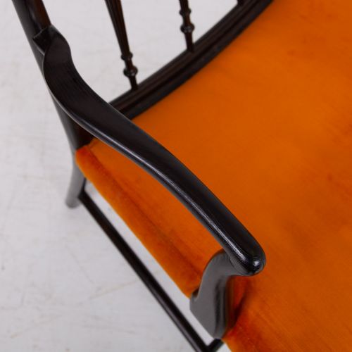 A MOST HANDSOME COCKPEN CHAIR EARLY 20TH CENTURY - ADDITIONAL PHOTO 7