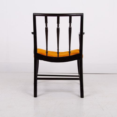 A MOST HANDSOME COCKPEN CHAIR EARLY 20TH CENTURY - ADDITIONAL PHOTO 9