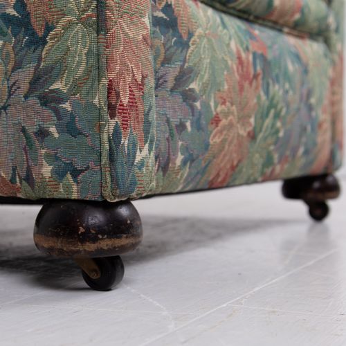 A LOVELY PAIR OF ENGLISH ARMCHAIRS EARLY 1900S - ADDITIONAL PHOTO 12