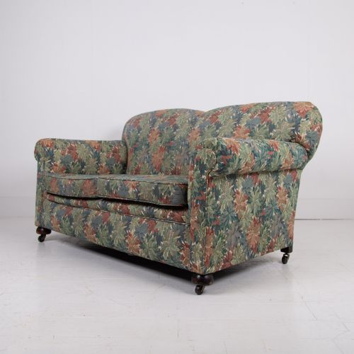 A LOVELY ENGLISH 2 SEATER SOFA EARLY 1900S - ADDITIONAL PHOTO 3