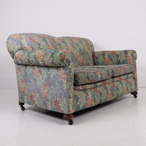 A LOVELY ENGLISH 2 SEATER SOFA EARLY 1900S - ADDITIONAL PHOTO 7