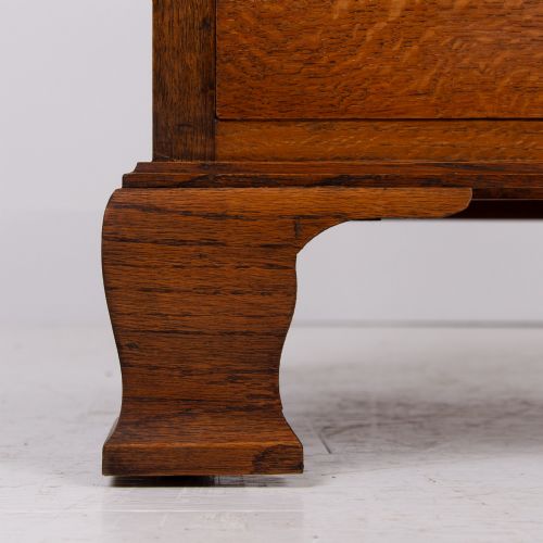 CHARMING OAK CHEST OF DRAWERS WITH STORAGE C1920 - ADDITIONAL PHOTO 7