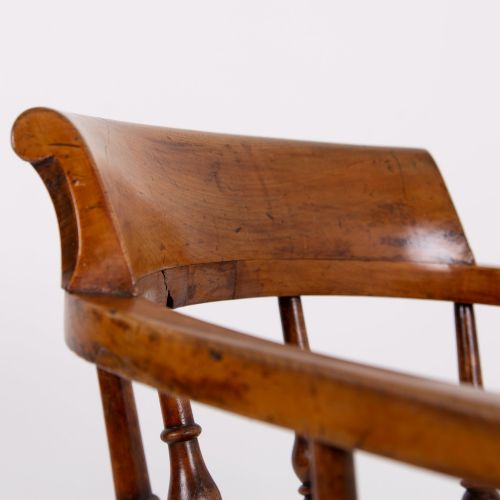 19TH CENTURY SMOKERS BOW CHAIR - ADDITIONAL PHOTO 7