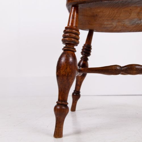 19TH CENTURY SMOKERS BOW CHAIR - ADDITIONAL PHOTO 10