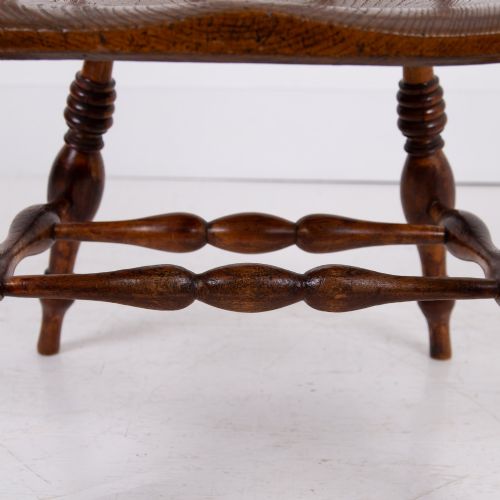 19TH CENTURY SMOKERS BOW CHAIR - ADDITIONAL PHOTO 11