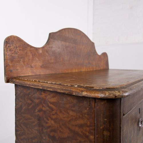 DELIGHTFUL LITTLE VICTORIAN CHEST OF DRAWERS ORIGINAL PAINT C1880 - ADDITIONAL PHOTO 2