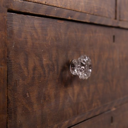 DELIGHTFUL LITTLE VICTORIAN CHEST OF DRAWERS ORIGINAL PAINT C1880 - ADDITIONAL PHOTO 6