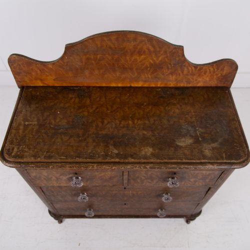 DELIGHTFUL LITTLE VICTORIAN CHEST OF DRAWERS ORIGINAL PAINT C1880 - ADDITIONAL PHOTO 9