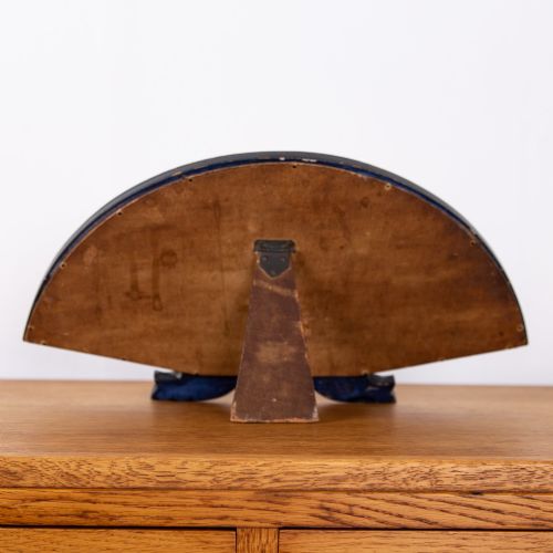 EXQUISITE LITTLE FAN SHAPED CHINOISERIE MIRROR C1920 - ADDITIONAL PHOTO 5