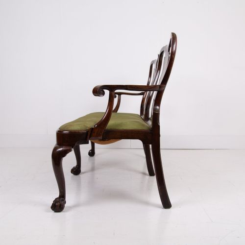GEORGE II REVIVAL TWO CHAIR BACK SOFA - ADDITIONAL PHOTO 1