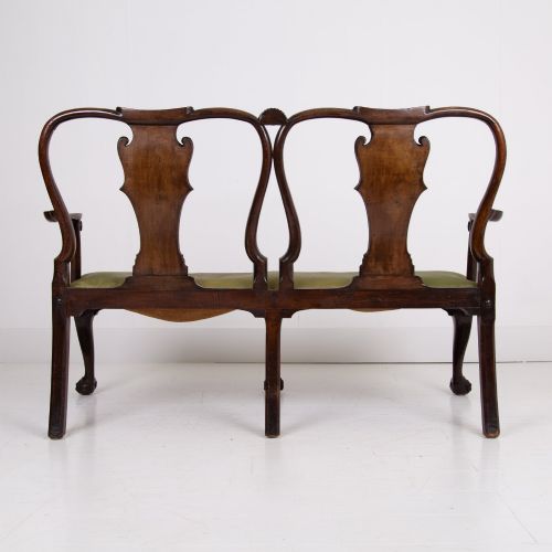GEORGE II REVIVAL TWO CHAIR BACK SOFA - ADDITIONAL PHOTO 3