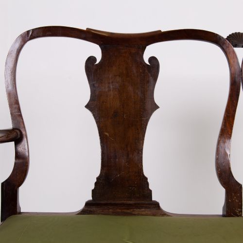 GEORGE II REVIVAL TWO CHAIR BACK SOFA - ADDITIONAL PHOTO 4
