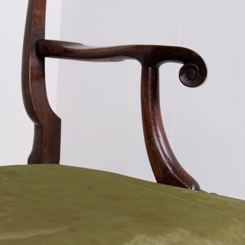 GEORGE II REVIVAL TWO CHAIR BACK SOFA - ADDITIONAL PHOTO 8