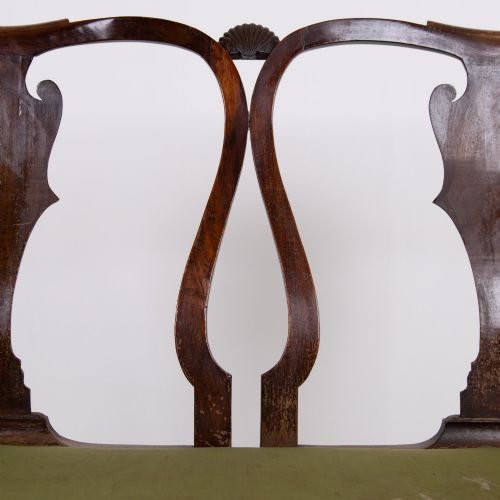 GEORGE II REVIVAL TWO CHAIR BACK SOFA - ADDITIONAL PHOTO 9