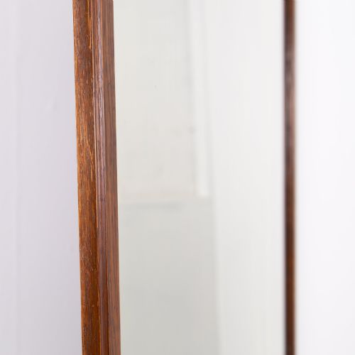LARGE 1930S OAK TAILORS SHOP MIRROR NO2 - ADDITIONAL PHOTO 5