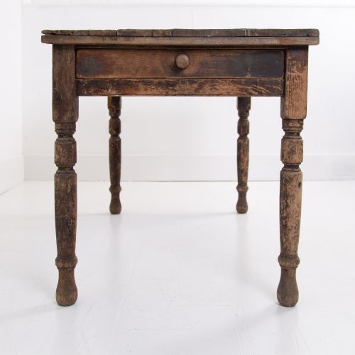 VICTORIAN KITCHEN TABLE C1890 - ADDITIONAL PHOTO 1