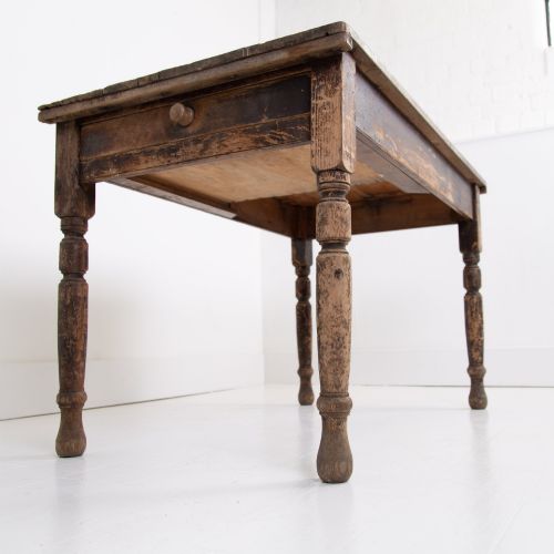 VICTORIAN KITCHEN TABLE C1890 - ADDITIONAL PHOTO 7