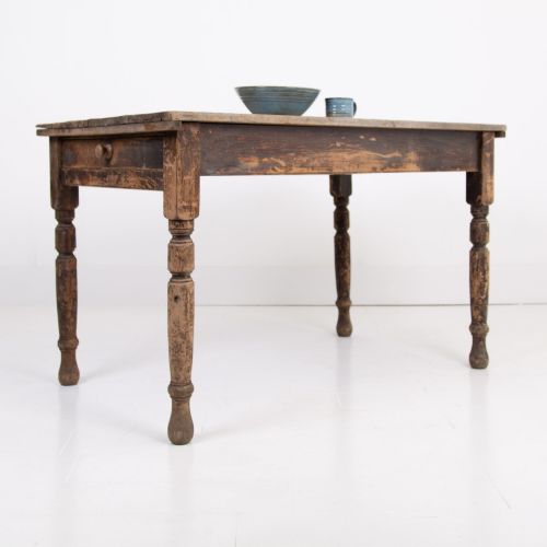 VICTORIAN KITCHEN TABLE C1890 - ADDITIONAL PHOTO 11