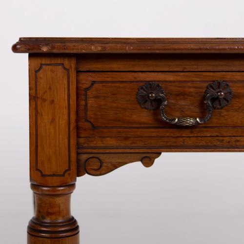 ATTRACTIVE ANTIQUE VICTORIAN SIDE TABLE WITH DRAWER C1880 - ADDITIONAL PHOTO 3