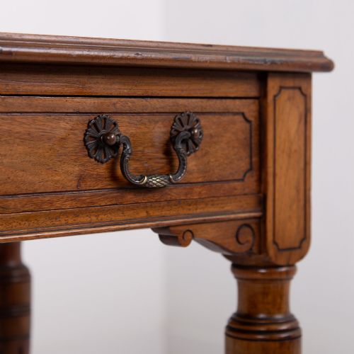 ATTRACTIVE ANTIQUE VICTORIAN SIDE TABLE WITH DRAWER C1880 - ADDITIONAL PHOTO 4