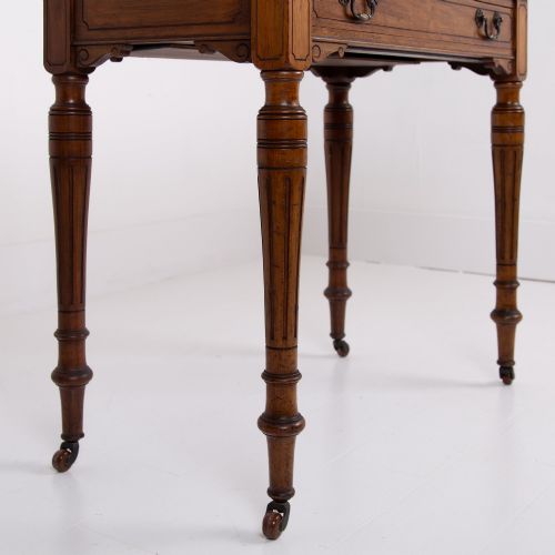 ATTRACTIVE ANTIQUE VICTORIAN SIDE TABLE WITH DRAWER C1880 - ADDITIONAL PHOTO 6