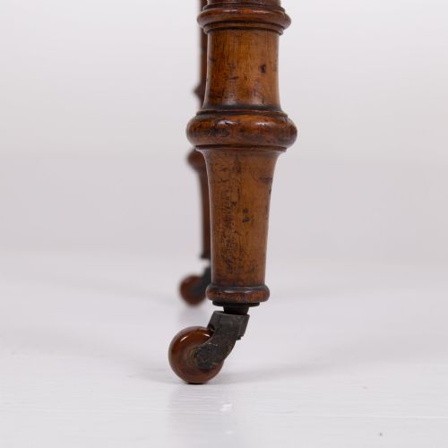 ATTRACTIVE ANTIQUE VICTORIAN SIDE TABLE WITH DRAWER C1880 - ADDITIONAL PHOTO 7