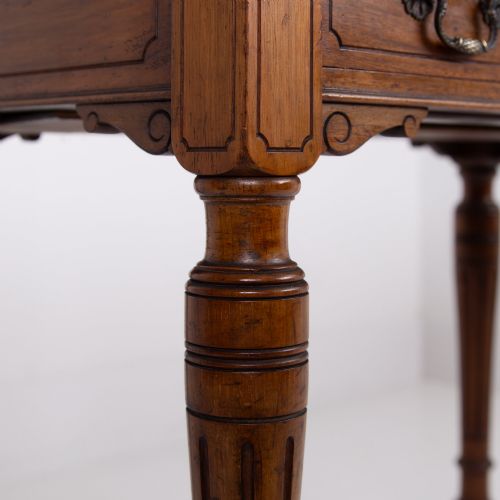ATTRACTIVE ANTIQUE VICTORIAN SIDE TABLE WITH DRAWER C1880 - ADDITIONAL PHOTO 10